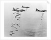 USAAF B17s Flying Fortress over Germany by Anonymous