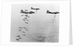 USAAF B17s Flying Fortress over Germany by Anonymous