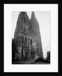 German Tank In Front of Cathedral by Anonymous