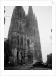German Tank In Front of Cathedral by Anonymous