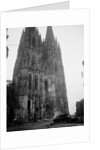 German Tank In Front of Cathedral by Anonymous