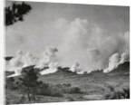 Smoke Coming from Hillside in Okinawa by Anonymous