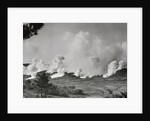 Smoke Coming from Hillside in Okinawa by Anonymous