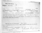 Warrant for Lindbergh Kidnapping by Anonymous