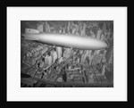 Hindenburg Flying over Manhattan by Corbis