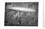 Hindenburg Flying over Manhattan by Corbis