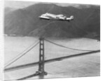 Amelia Earhart's Record Breaking Hop over Golden Gate Bridge by Anonymous
