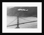 Amelia Earhart's Record Breaking Hop over Golden Gate Bridge by Anonymous