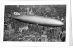 Hindenburg Hovering Over New York by Anonymous