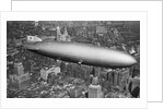 Hindenburg Hovering Over New York by Anonymous
