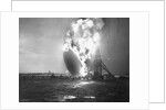 Crew Members Fleeing from Burning Hindenburg Airship by Anonymous