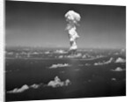 Atomic Bomb Mushroom Over Bikini Isle by Anonymous