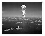 Atomic Bomb Mushroom Over Bikini Isle by Anonymous