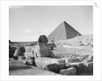 The Sphinx and Pyramid by Anonymous