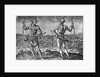 Engraving by Theodor de Bry After A Weroans or Great Lord of Virginia by John White