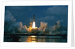 Shuttle Columbia Lifting Off by Anonymous