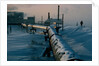 Snowed Under Streets with Oil Pipeline by Anonymous