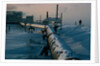 Snowed Under Streets with Oil Pipeline by Anonymous