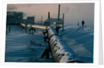 Snowed Under Streets with Oil Pipeline by Anonymous