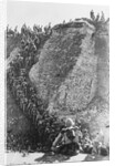 Japanese Soldiers Climbing Great Wall by Anonymous