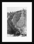 Japanese Soldiers Climbing Great Wall by Anonymous