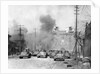 Japanese Tanks Patrolling Nanking Building by Anonymous