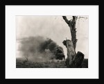 Buildings Burning in Spain During Civil War by Anonymous