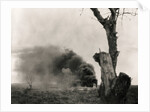Buildings Burning in Spain During Civil War by Anonymous