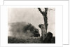 Buildings Burning in Spain During Civil War by Anonymous