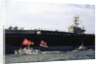Ship and Boats with Flag Carriers Against the Nuclear Vessel by Anonymous