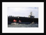 Ship and Boats with Flag Carriers Against the Nuclear Vessel by Anonymous