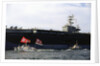Ship and Boats with Flag Carriers Against the Nuclear Vessel by Anonymous