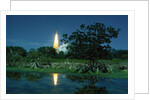 Space Shuttle Challenger Launching by Anonymous