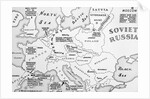 Map of Europe Shortly Before German Invasion of Poland by Anonymous