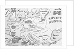 Map of Europe Shortly Before German Invasion of Poland by Anonymous