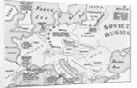 Map of Europe Shortly Before German Invasion of Poland by Anonymous