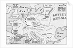 Map of Europe Shortly Before German Invasion of Poland by Anonymous