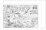 Map of Europe Shortly Before German Invasion of Poland by Anonymous