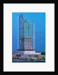 Scaffolding Covering Statue of Liberty by Anonymous