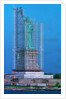Scaffolding Covering Statue of Liberty by Anonymous