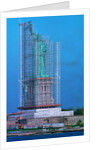 Scaffolding Covering Statue of Liberty by Anonymous