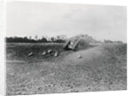 Soldiers Backing Up Tank by Anonymous