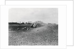 Soldiers Backing Up Tank by Anonymous