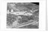 Howard Hughes Lockheed 14 Super Electra over Worlds Fair Site by Anonymous