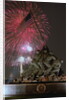 Fireworks Exploding Over Memorial by Anonymous