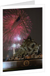 Fireworks Exploding Over Memorial by Anonymous