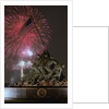 Fireworks Exploding Over Memorial by Anonymous