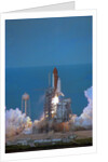 Space Shuttle Challenger Lifting Off by Anonymous