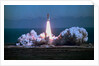 Space Shuttle Challenger Blasting off into Sky by Anonymous