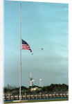 Space Center Lowering Flag by Anonymous